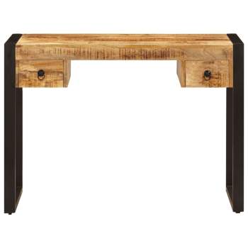  Schreibtisch mit 2 Schubladen 110 x 50 x 77 cm Mangoholz Massiv