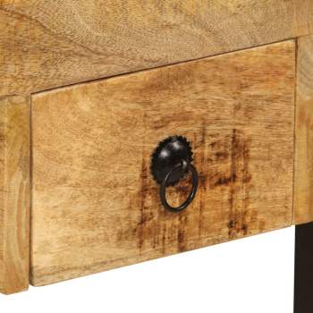  Schreibtisch mit 2 Schubladen 110 x 50 x 77 cm Mangoholz Massiv