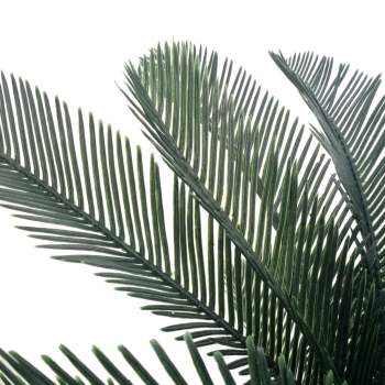  Künstliche Pflanze Cycas-Palme mit Topf Grün 125 cm