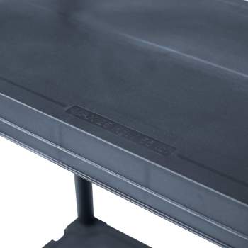  Lagerregal Schwarz 100 kg 60 x 30 x 138 cm Kunststoff