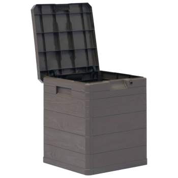  Garten-Aufbewahrungsbox 90 L Braun