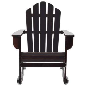 Preview:  Garten-Schaukelstuhl Holz Braun 