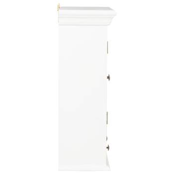  Wandschrank Weiß 49x22x59 cm Holzwerkstoff