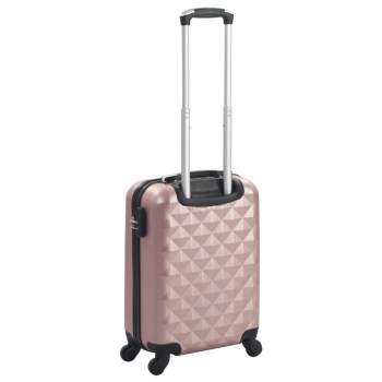  Hartschalen-Trolley Roségold ABS