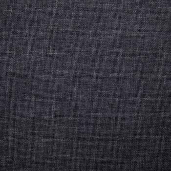  Sitzbank 139,5 cm Dunkelgrau Polyester