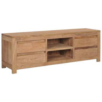  TV-Schrank 120×30×40 cm Massivholz Teak