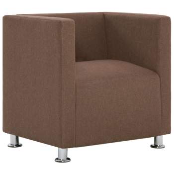  Clubsessel Braun Polyester