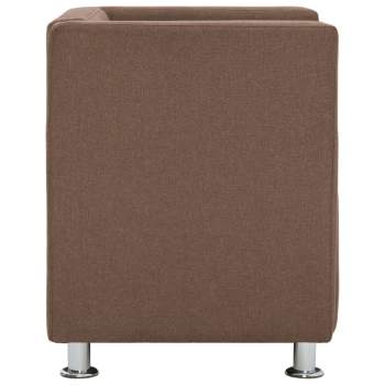  Clubsessel Braun Polyester