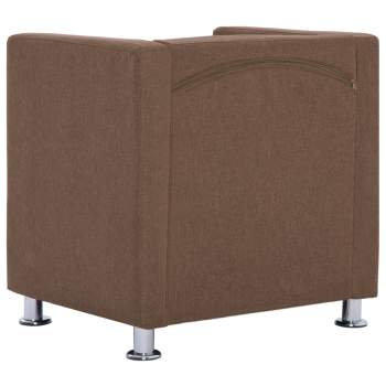  Clubsessel Braun Polyester