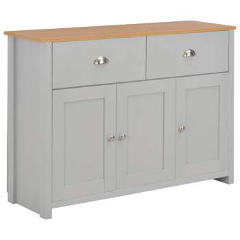  Sideboard Grau 112x35x81 cm