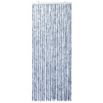  Insektenschutz-Vorhang Silbern 90x220 cm Chenille