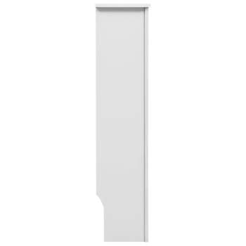  Heizkörperabdeckung Weiß 152×19×81,5 cm MDF