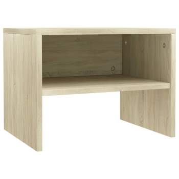  Nachttisch Sonoma-Eiche 40x30x30 cm Holzwerkstoff