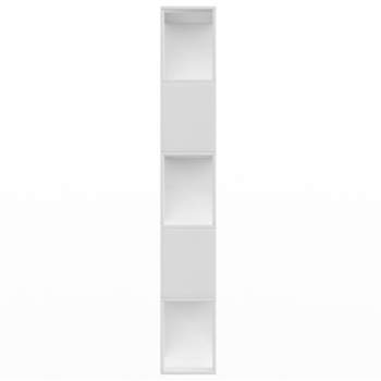  Bücherregal/Raumteiler Weiß 80x24x159 cm Holzwerkstoff