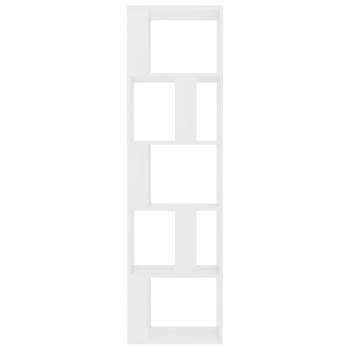  Bücherregal/Raumteiler Weiß 45x24x159 cm Holzwerkstoff