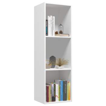  Bücherregal/TV-Schrank Weiß 36x30x114 cm Holzwerkstoff