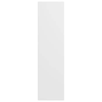 Bücherregal/TV-Schrank Weiß 36×30×143 cm Holzwerkstoff