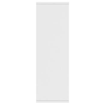  Bücherregal/Sideboard Weiß 50x25x80 cm Holzwerkstoff