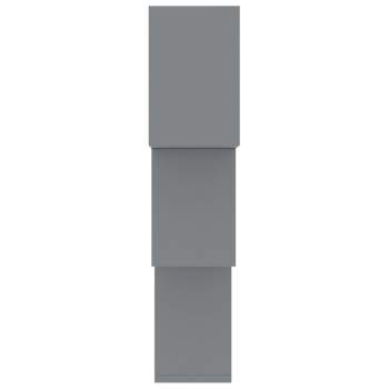  Cube Wandregale Grau 68x15x68 cm Holzwerkstoff