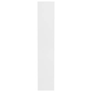  Schuhschrank Weiß 54x34x183 cm Holzwerkstoff