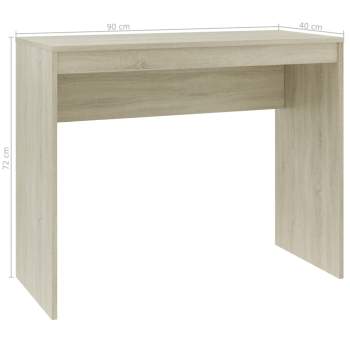  Schreibtisch Sonoma-Eiche 90x40x72 cm Holzwerkstoff