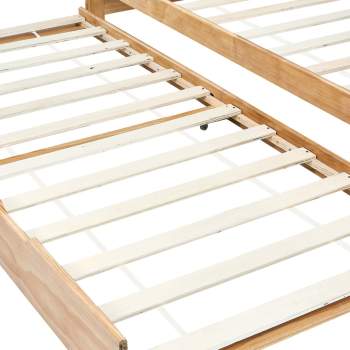  Ausziehsofa Bettgestell Kiefernholz 90 x 200 cm