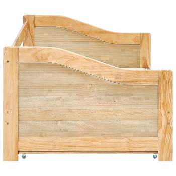  Ausziehsofa Bettgestell Kiefernholz 90 x 200 cm