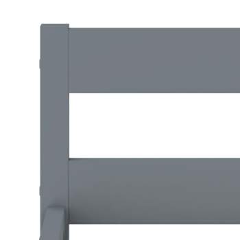  Bettgestell Grau Massivholz Kiefer 120 × 200 cm