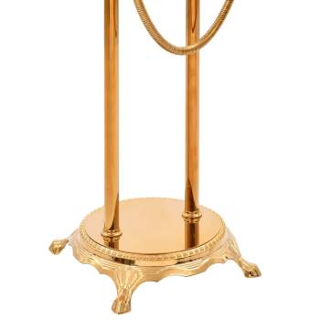  Freistehende Badewannenarmatur Edelstahl 99,5 cm Golden