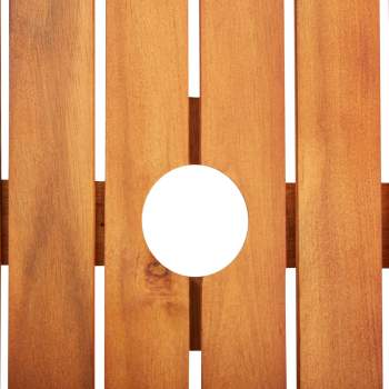 Preview:  Gartentisch 88x88x74 cm Massivholz Akazie