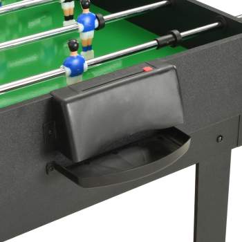  15-in-1 Multigame-Tisch 121×61×82 cm Schwarz