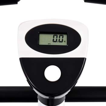  Heimtrainer mit Gurtwiderstand Schwarz