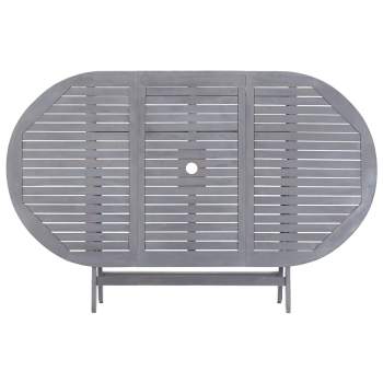  Gartentisch Klappbar 160x85x75 cm Massivholz Akazie