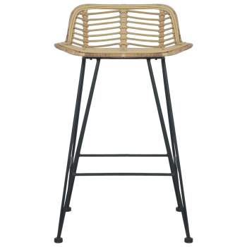 Preview:  Barstühle 2 Stk. Natur Rattan