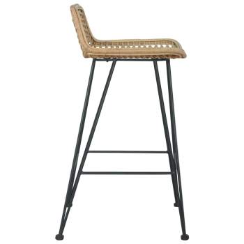 Preview:  Barstühle 2 Stk. Natur Rattan