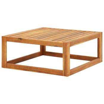  5-tlg. Garten-Lounge-Set mit Auflagen Massivholz Akazie