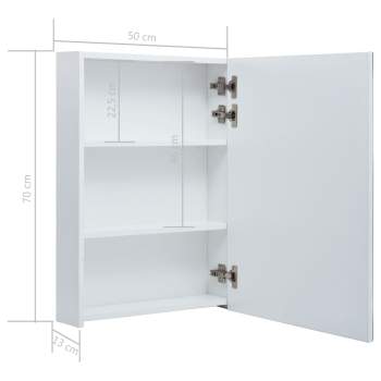  LED-Spiegelschrank 50x13x70 cm