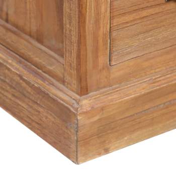  Beistellschrank 60 x 30 x 60 cm Massivholz Teak