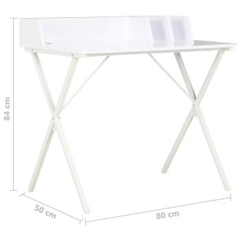  Schreibtisch Weiß 80x50x84 cm