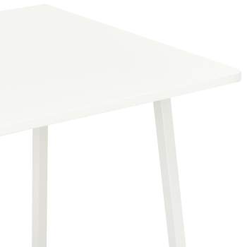 Schreibtisch mit Regaleinheit Weiß 102×50×117 cm 