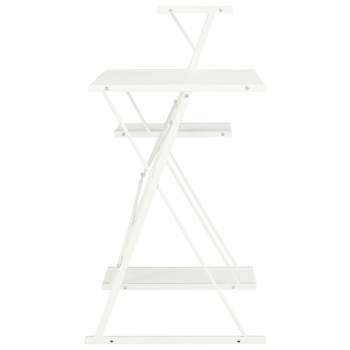 Preview:  Schreibtisch mit Regal Weiß 116×50×93 cm