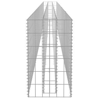   Gabionen-Pflanzgefäß Verzinkter Stahl 450×30×60 cm