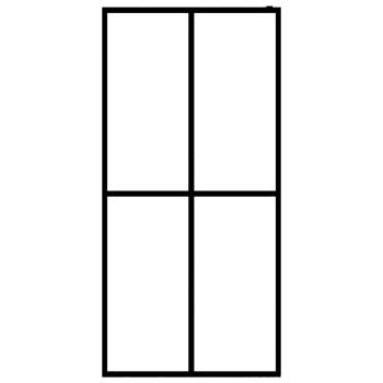 Preview:  Duschwand für Walk-in Dusche Mattes Sicherheitsglas 140x195 cm