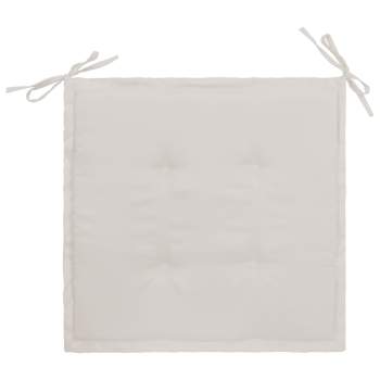  Gartenstuhl-Kissen 4 Stk. Creme 40x40x3 cm Oxford-Gewebe