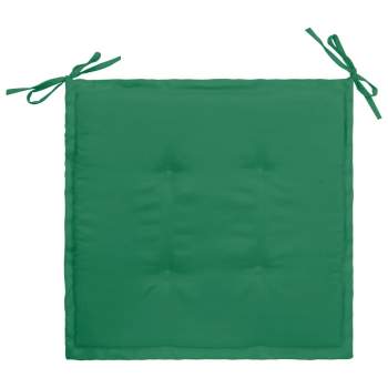 Preview:  Gartenstuhl-Kissen 4 Stk. Grün 40x40x3 cm Oxford-Gewebe