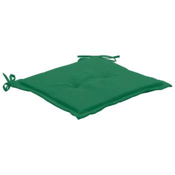 Preview:  Gartenstuhl-Kissen 4 Stk. Grün 40x40x3 cm Oxford-Gewebe