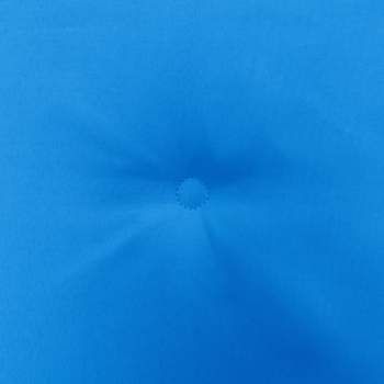  Gartenstuhl-Kissen 2 Stk. Blau 50x50x3 cm Oxford-Gewebe