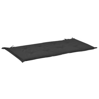  Gartenbank-Auflage Schwarz 120x50x3 cm Oxford-Gewebe