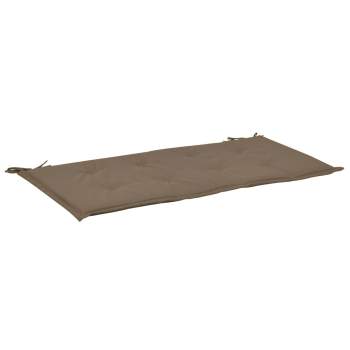  Gartenbank-Auflage Taupe 100x50x3 cm Oxford-Gewebe