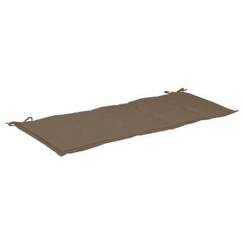  Gartenbank-Auflage Taupe 120x50x3 cm Oxford-Gewebe